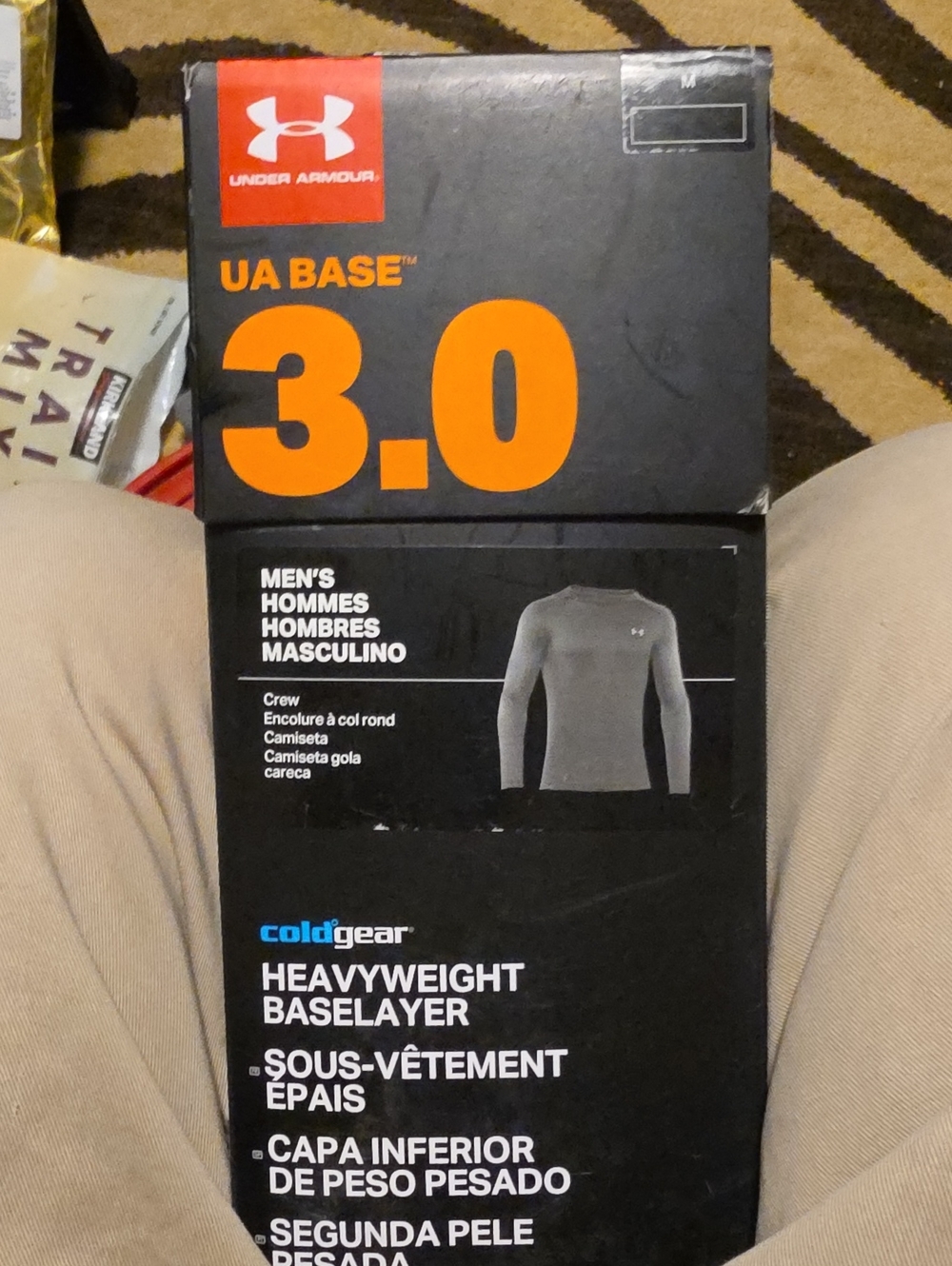 Under Armour Black Heavyweight 3.0 Baselayer NIB